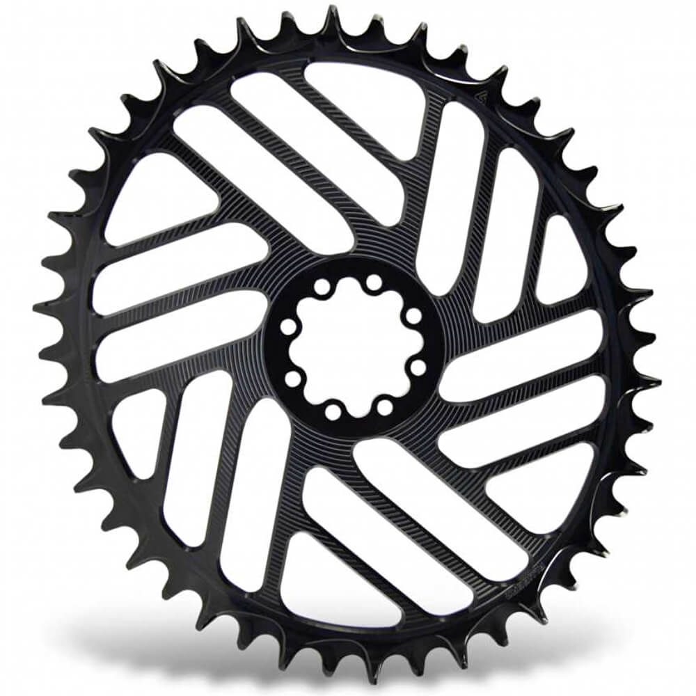 ALUGEAR Oval 8-Bolt Road Gravel Chainring for SRAM